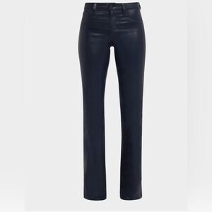 L’Agence Selma High-Rise Coated Sleek Baby Boot Jeans